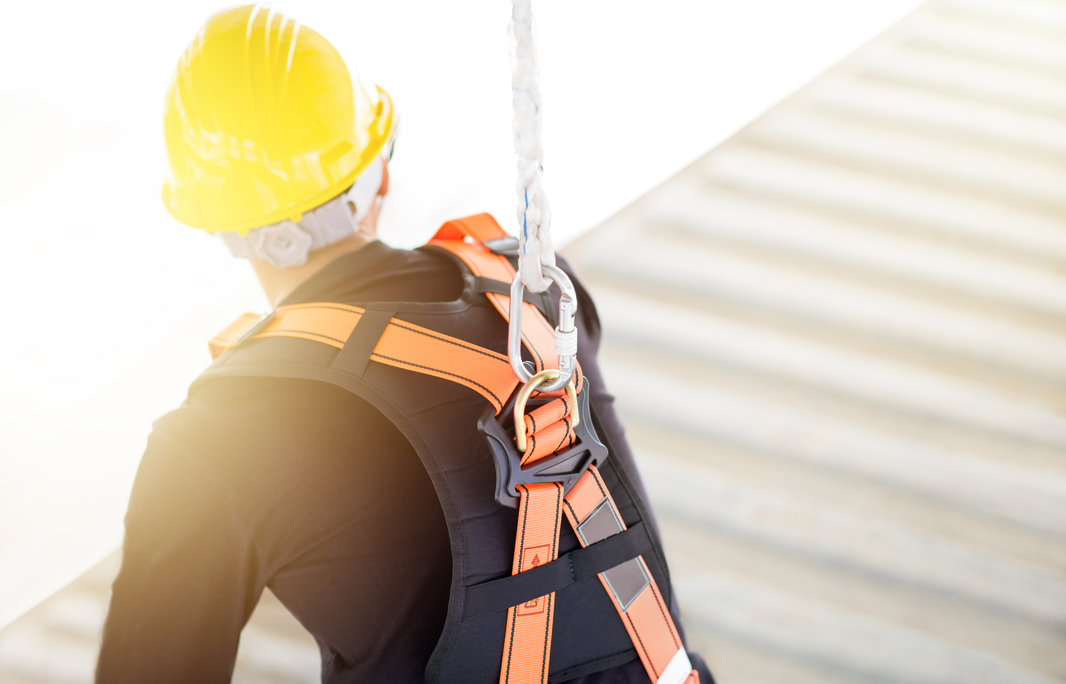 Use of safety harness